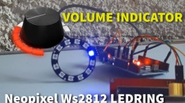 Volume Indicator Neopixel Ws2812 LED Ring & Arduino